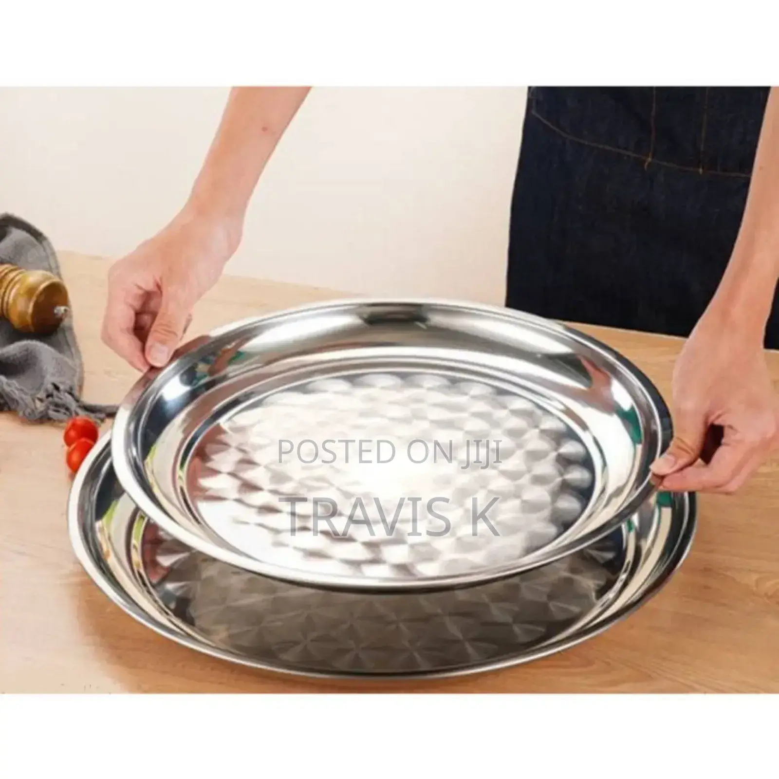 Stainless Steel Round Tray