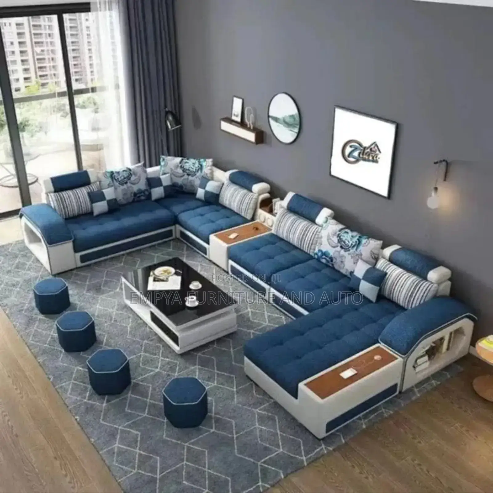 Scofield Sofa Bb Lue Sofa