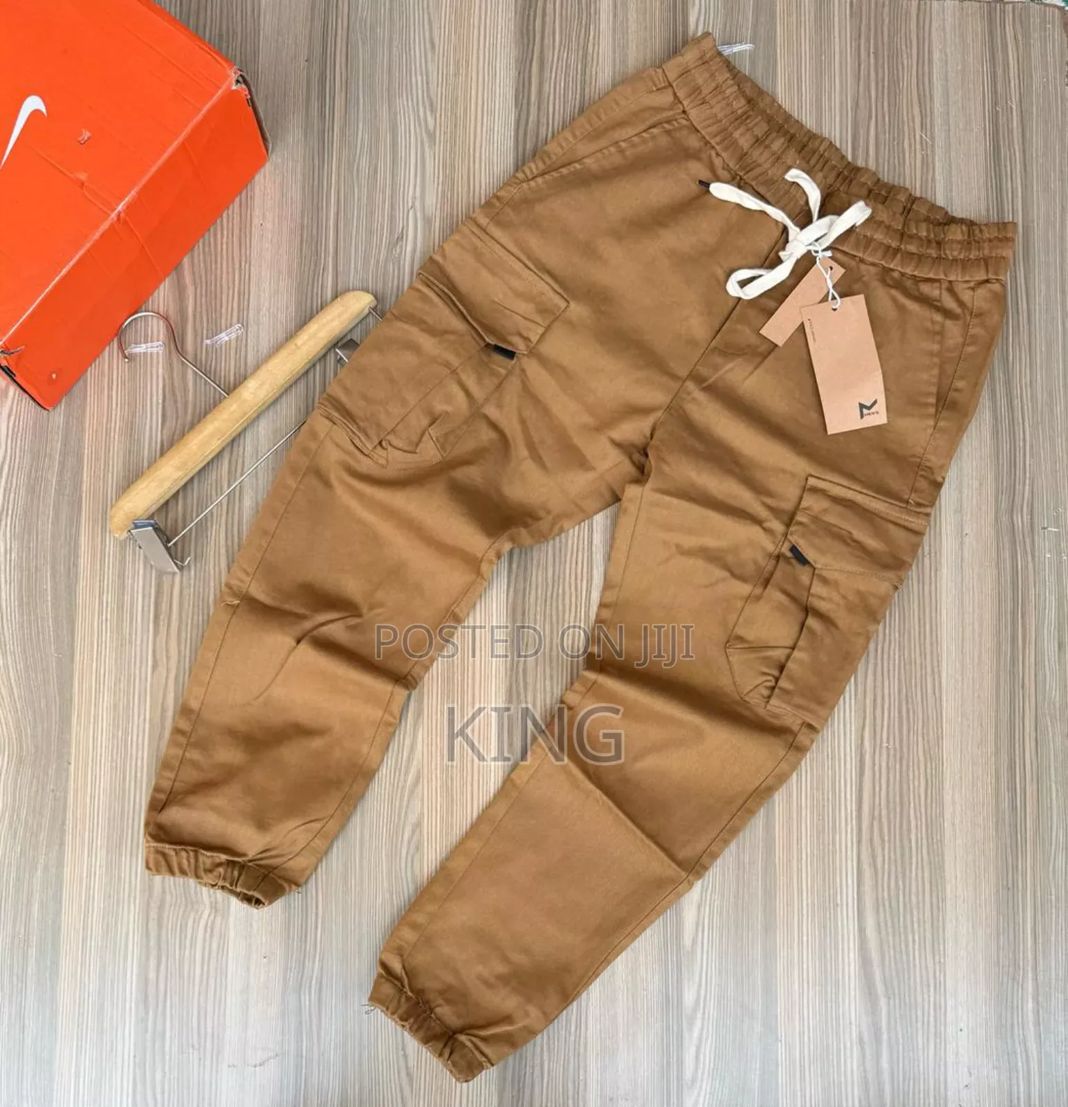 Draped Size Cargo Pants
