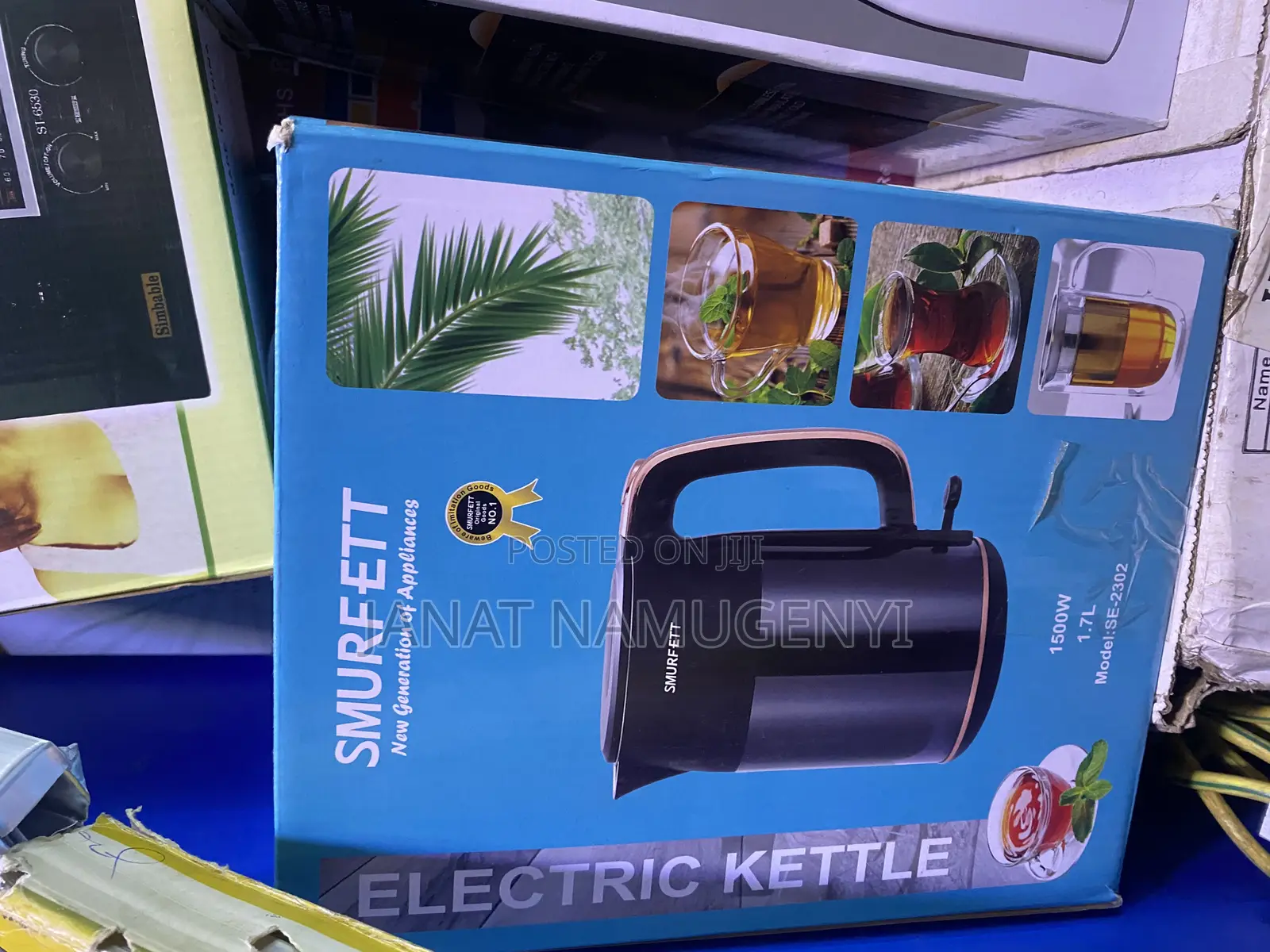 Smurff-Ett Electric Kettle