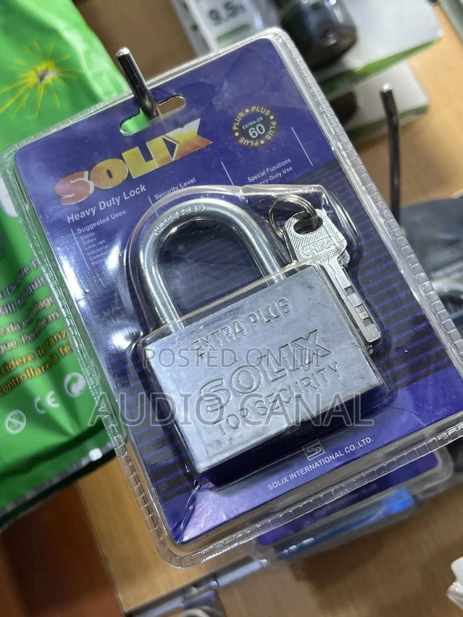 Extra Plus Solix Top Security Padlock