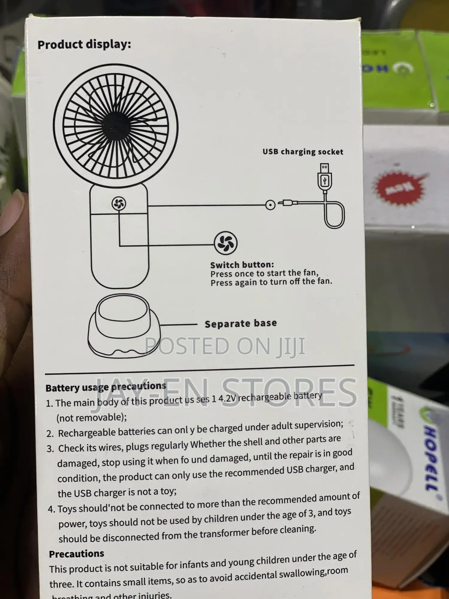 Mini Handheld Fan