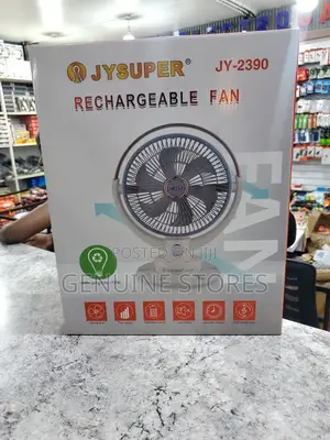 Jysuper Rechargeable Ac/Dc Table Fan.