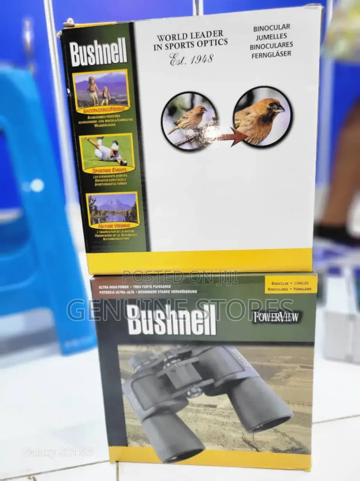 Bushnell Binoculars for Power View in Hunting and Sports.