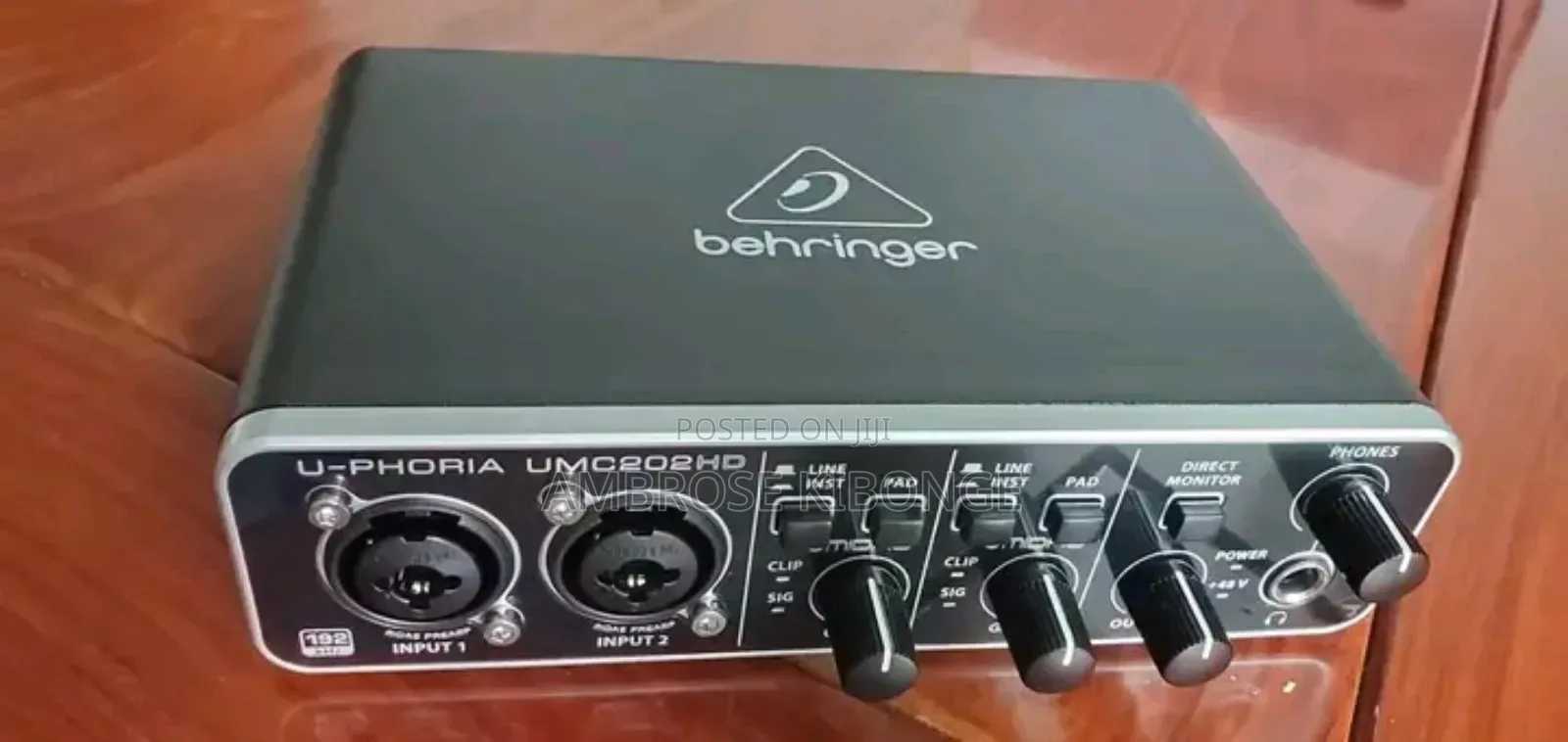 Behringer U-Phoria Umc202hd 2x2 24bit/192khz Audio Interface