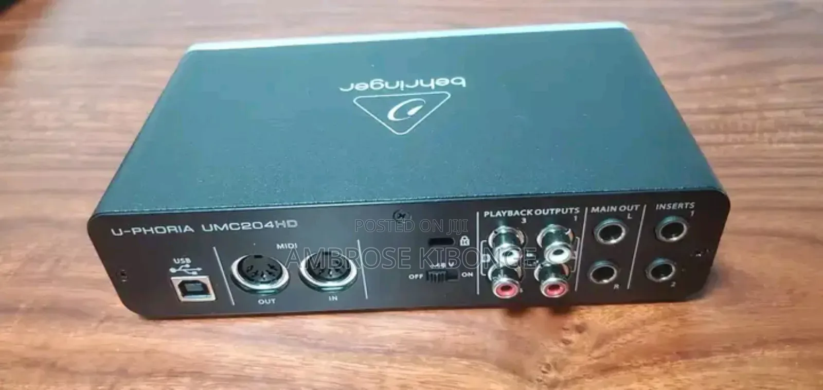 Behringer U-Phoria Umc202hd 2x2 24bit/192khz Audio Interface
