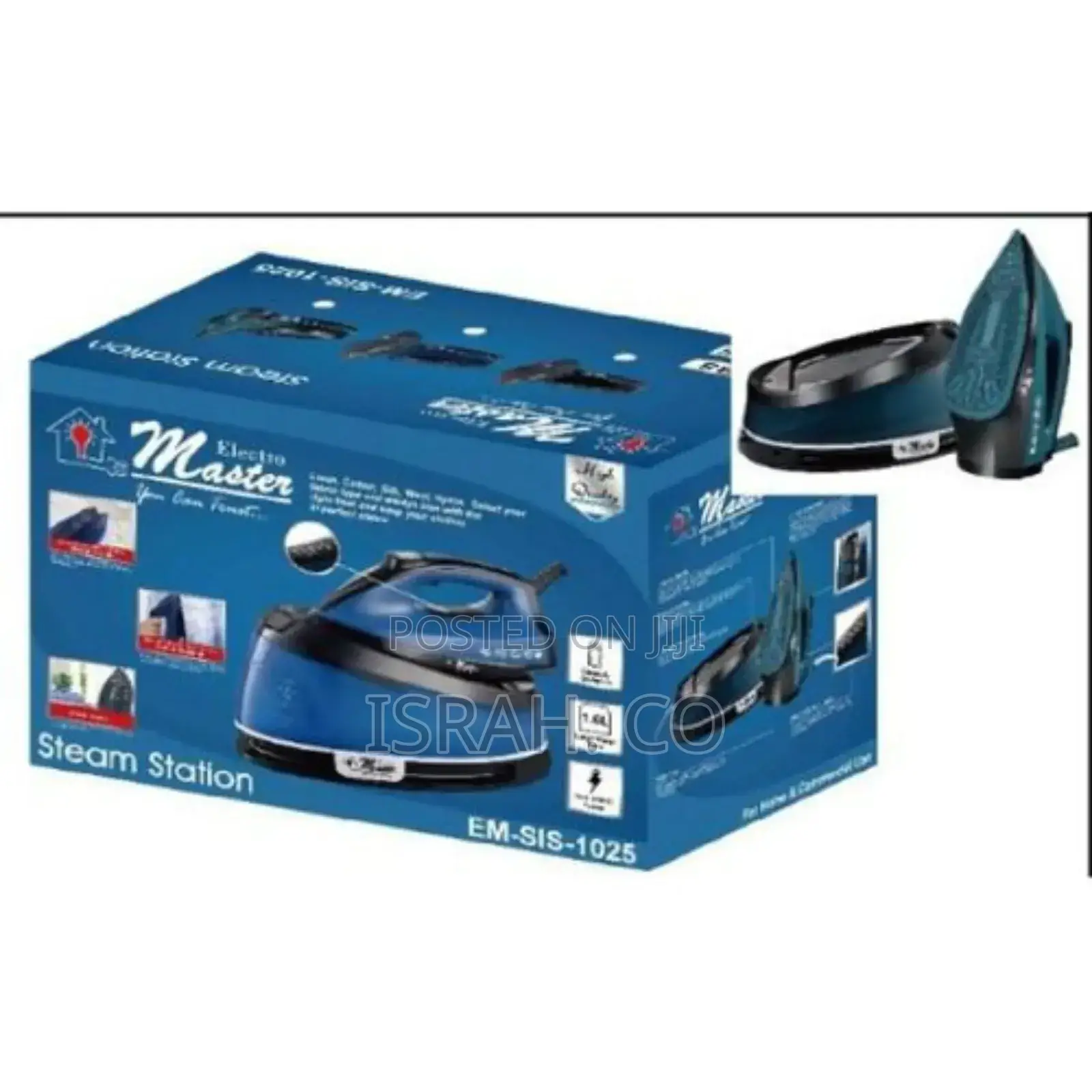 Steam Station Ceramic Soleplate Iron 1600 Watts 1600ml
