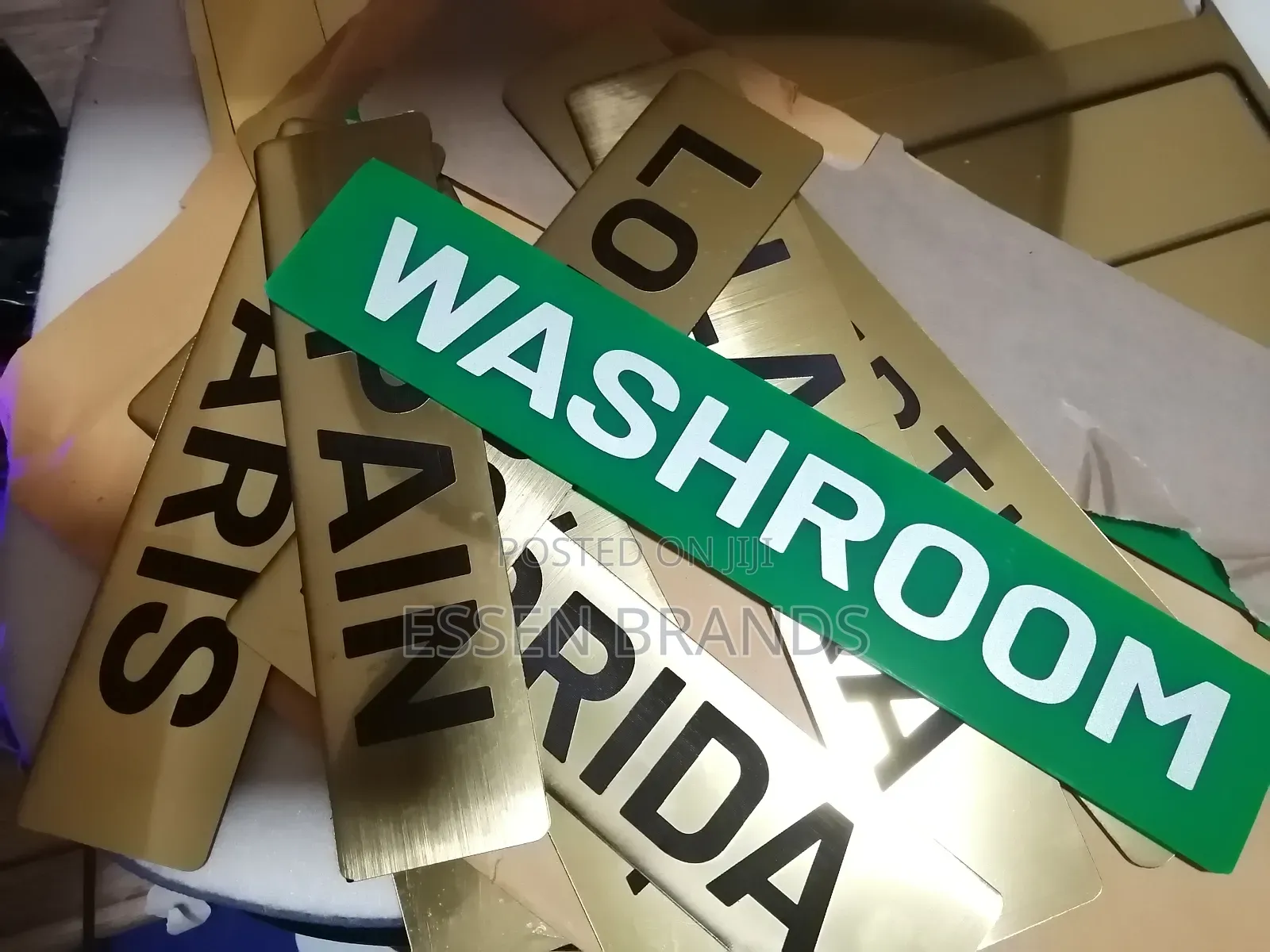 Door Labels (Gold/Silver Materials)