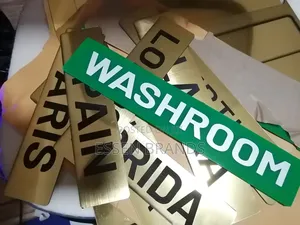 Door Labels (Gold/Silver Materials)