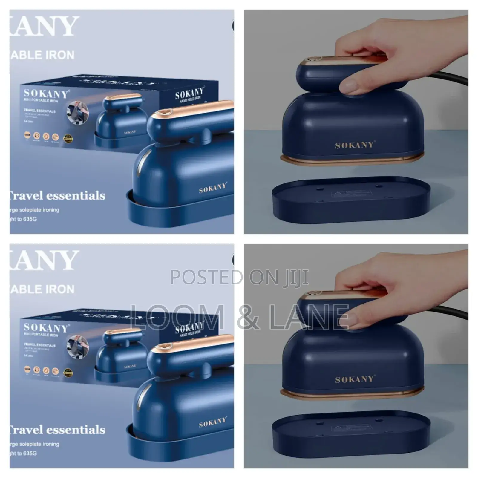 New Sokany Sk-3064 Mini Steam Travel Iron