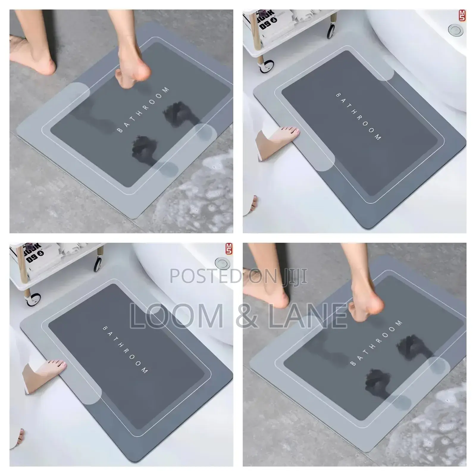 Anti Slip Cotton Tufted Bathroom Floor Mat