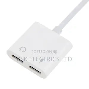 2 in 1 Type Usb C to Dual Usb C Earphone Adapter Splitter