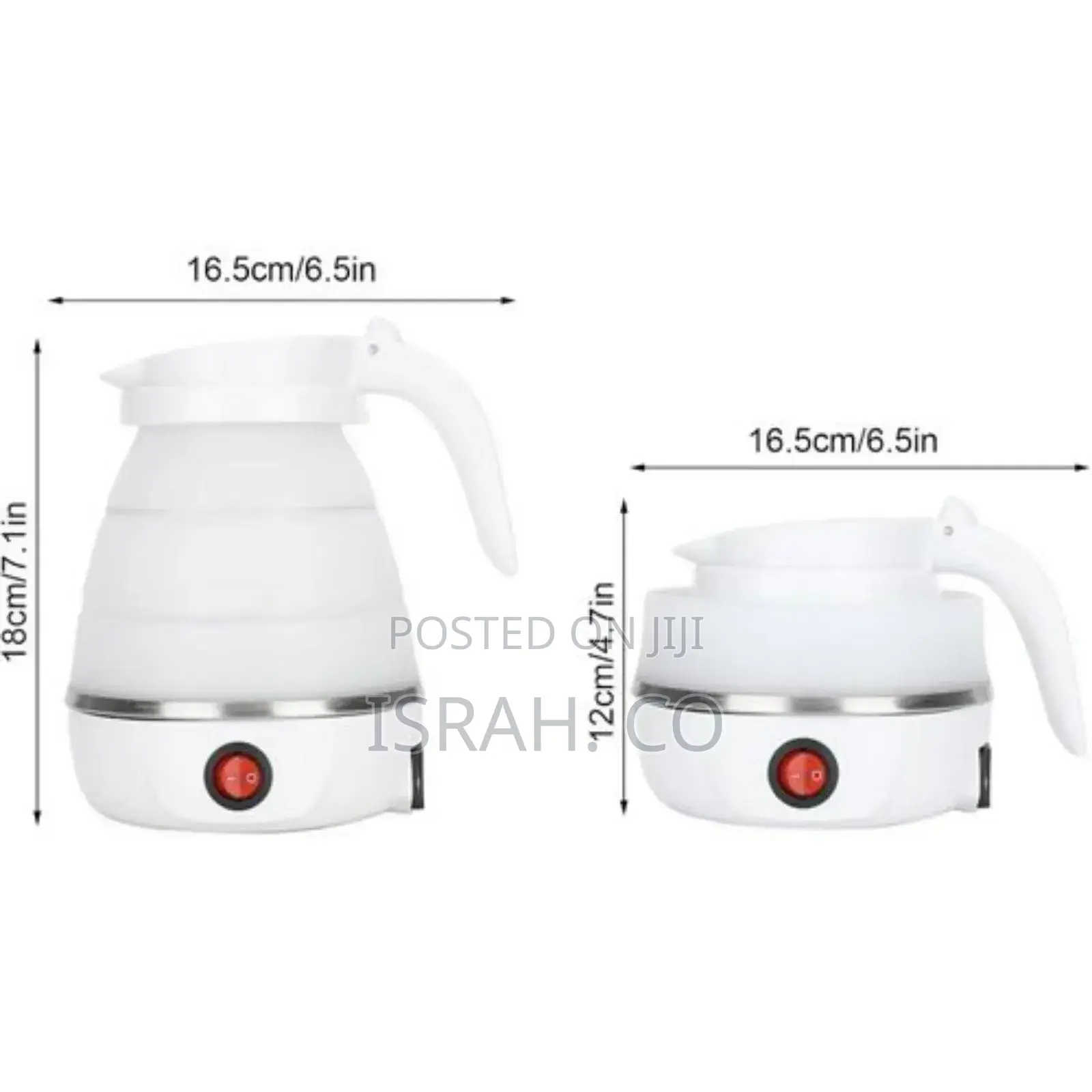 Mini Food Grade Silicone Collapsible Outdoor Folding Kettle