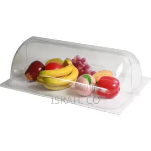 Transparent Bakery Pan Bread Bowl Dessert Display Cabinet