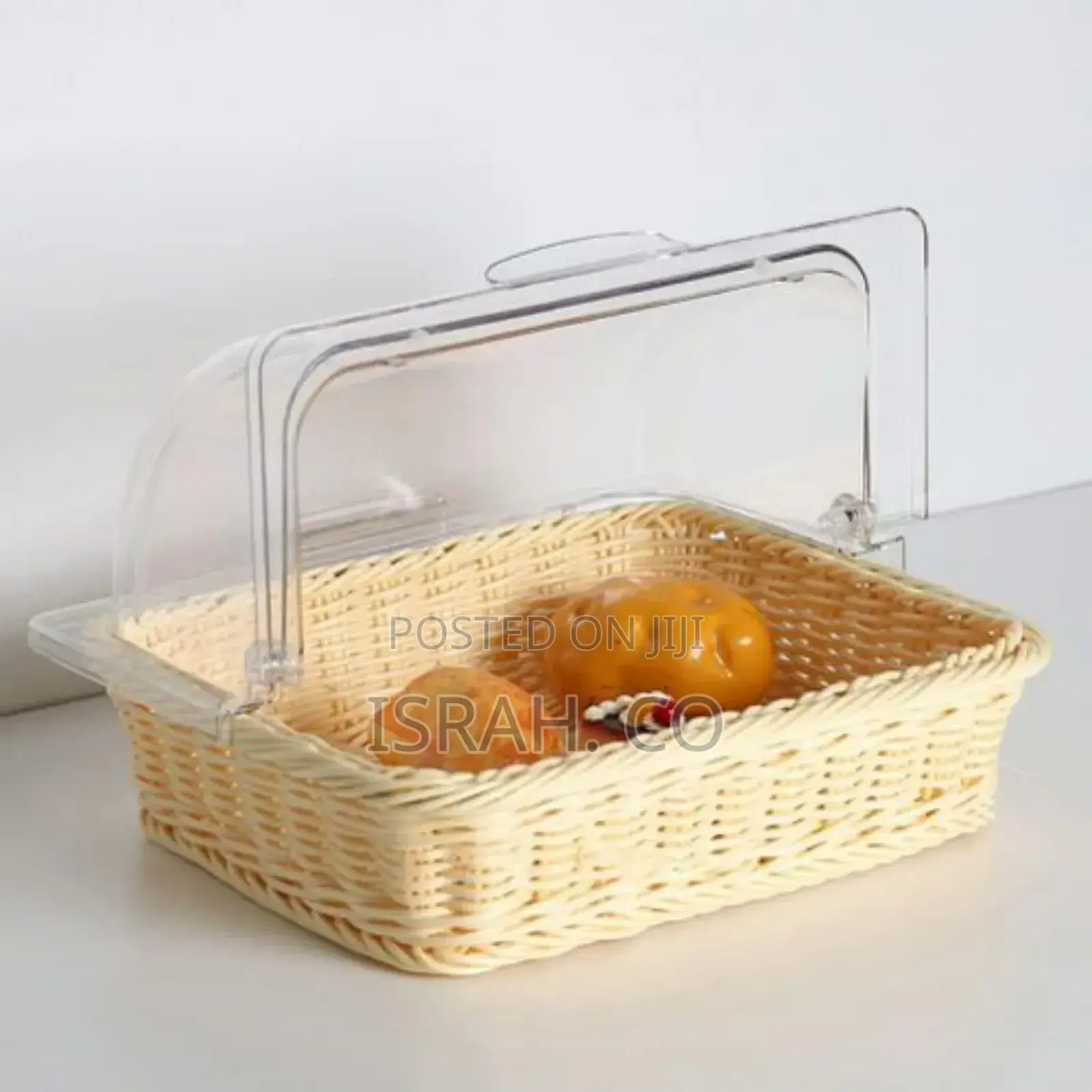 Transparent Bakery Pan Bread Bowl Dessert Display Cabinet