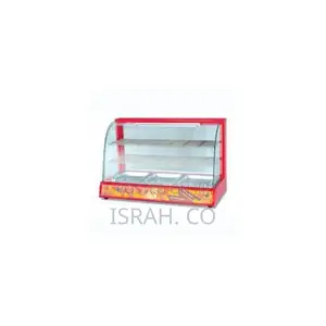 Electric Curvedglass Hot Snackscountertop Food Warmer Fried