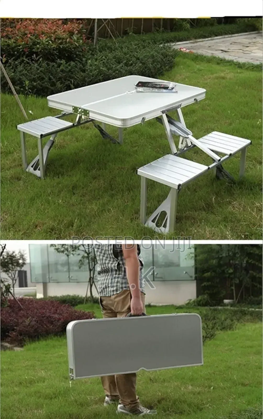 Portable Aluminum Picnic Table (4seats)