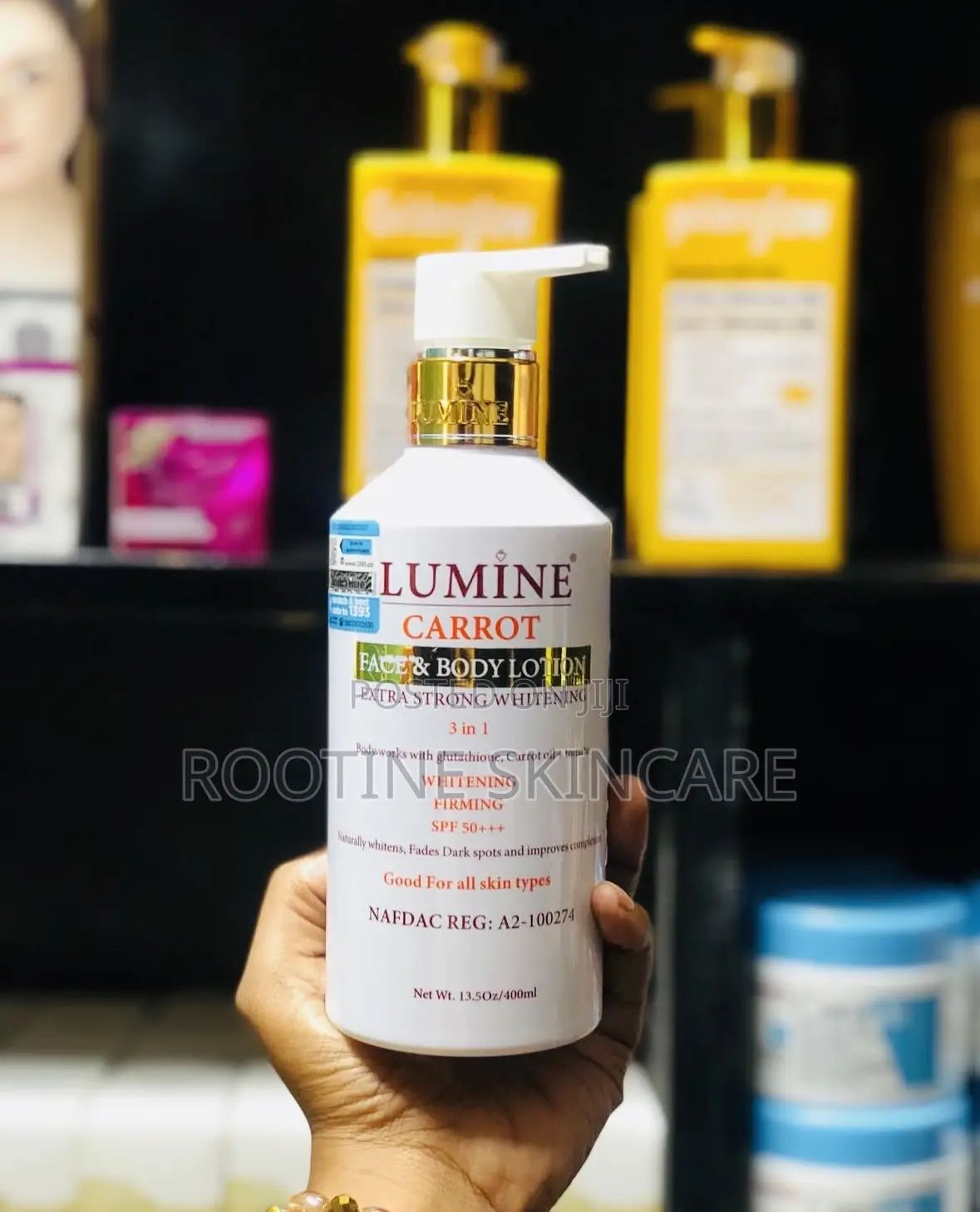Lumine Carrot Extra Strong Whitening Face Body Lotion