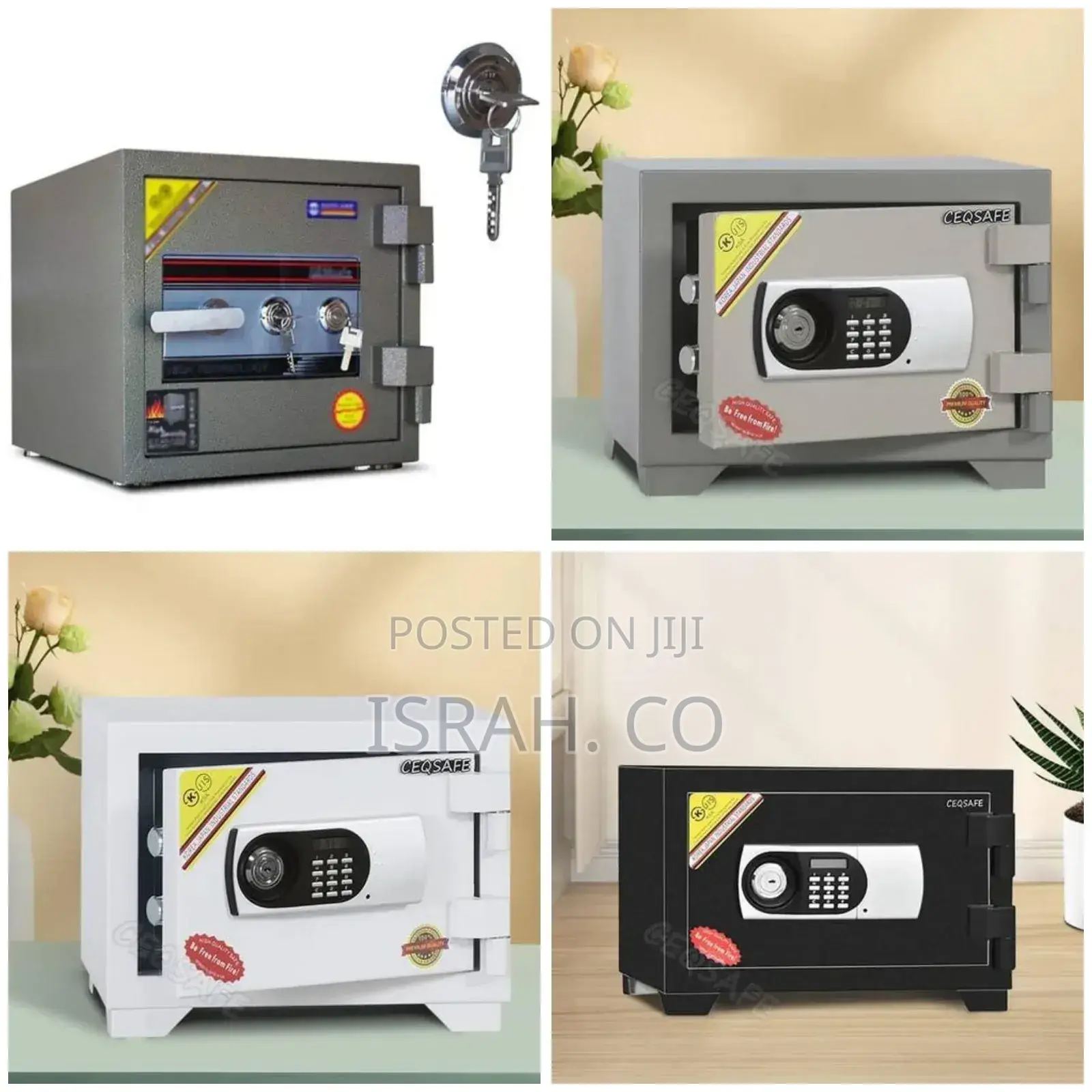 45kgs Internal Size-340h X 320w X 245dmm Fireproof Safe Box