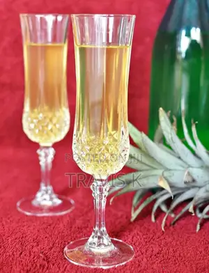 6 Pieces Crystal Champagne Glasses