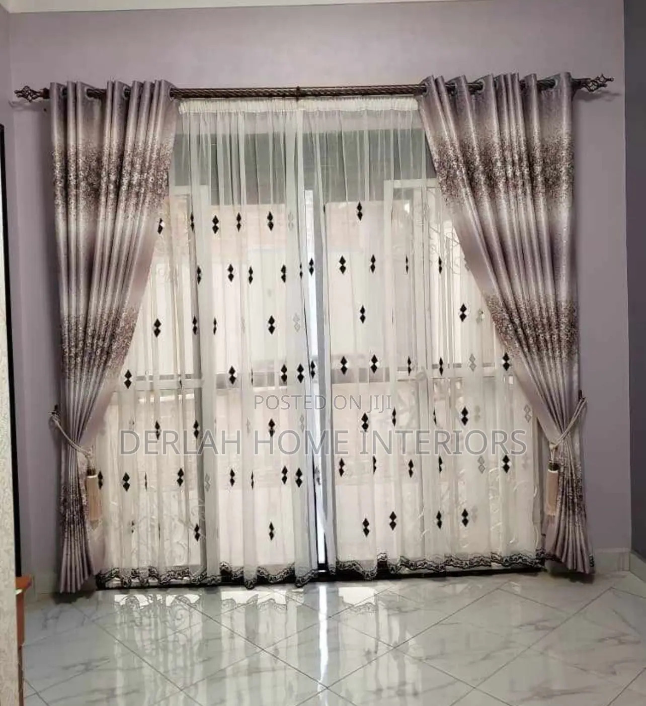 Full Set Curtain for Large Door (6 Meters With Many Gather )