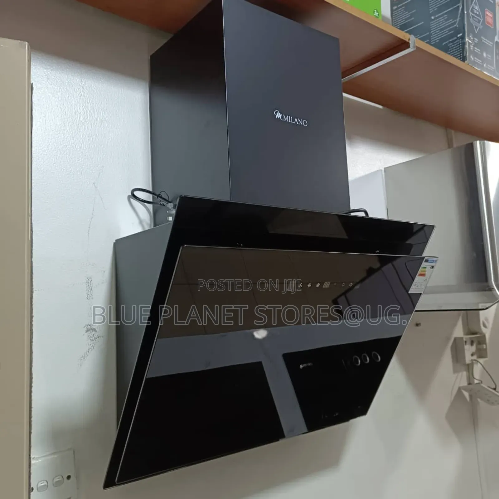 Milano "60cm" Glass Chimney Hood \\ 200w \\ Ck-Wbf33