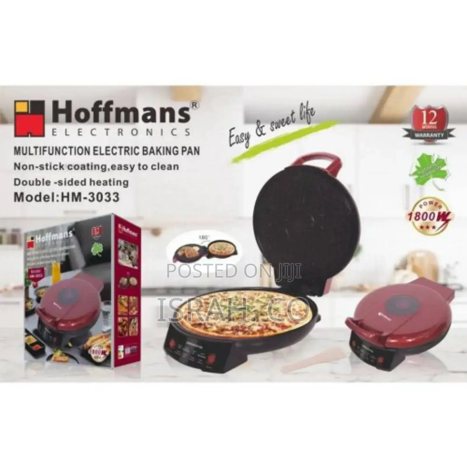 Hoffmans Electric Baking Pan Pancake Maker