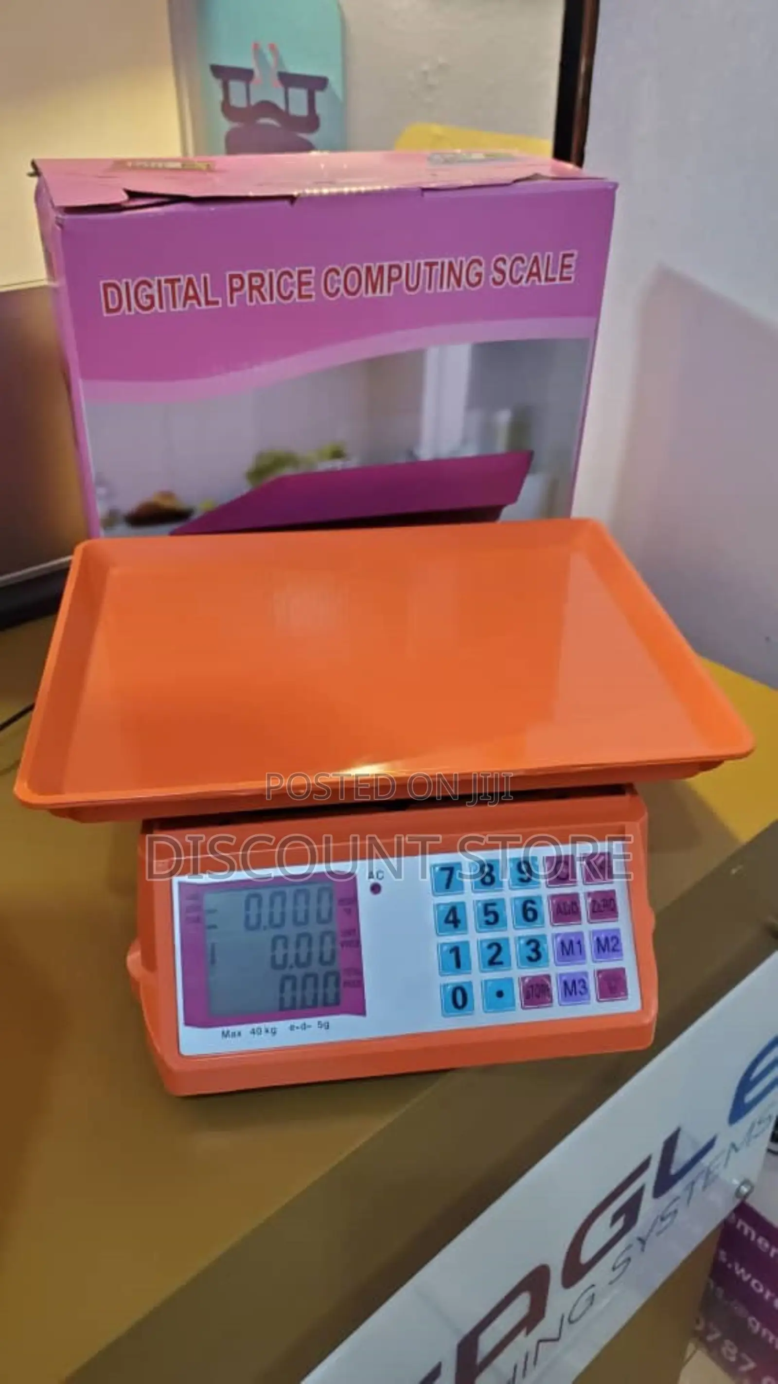 Acs 40kg D= 5g Commercial Portable Tabletop Weighing Scale