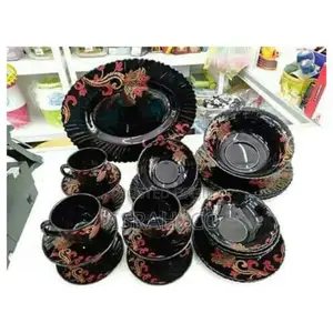 Flowered Potted Dinner Plates Bowls, and Dessert Plates