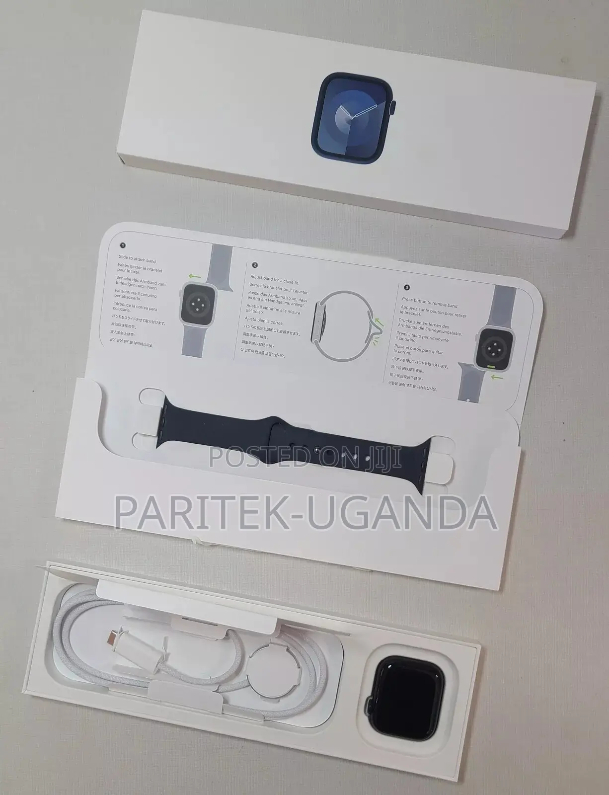 Apple Watch Series 9 Midnight 41mm Black Sport Band