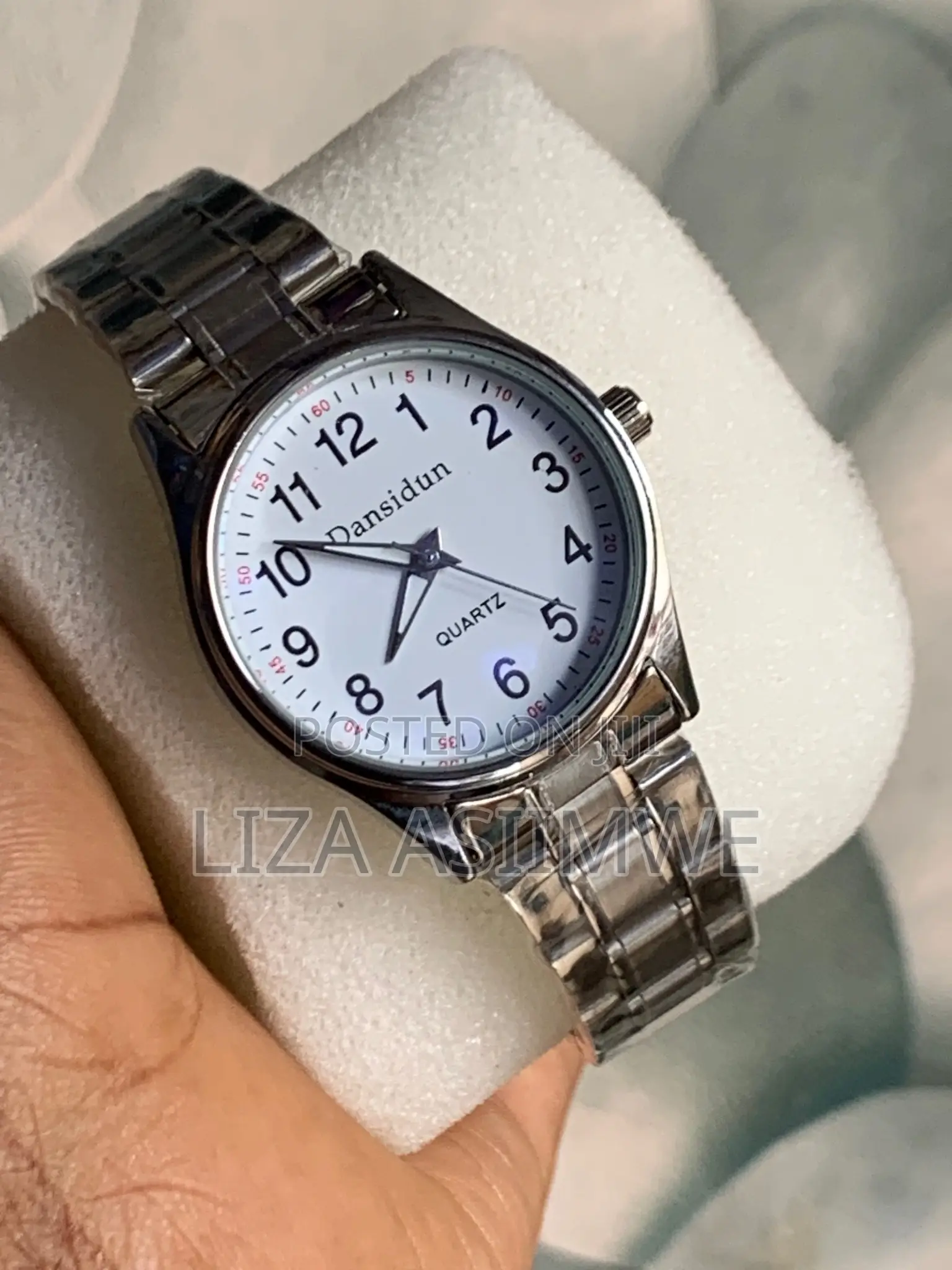 Clear Number Watch