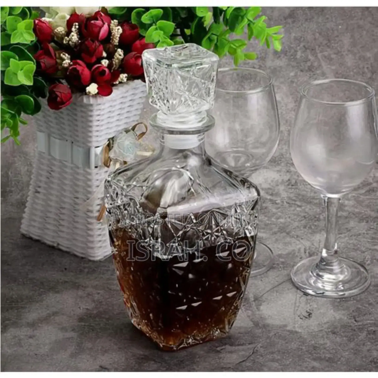 Aerator Whiskey Decanter With Airtight Glass Stopper 500ml