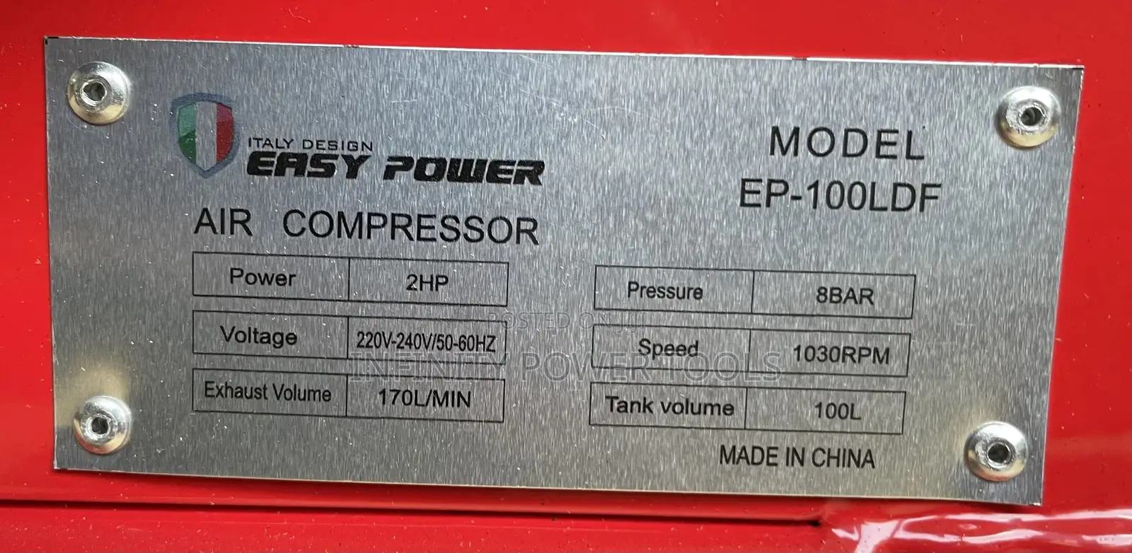 Air Compressor 100l(Easy Power)