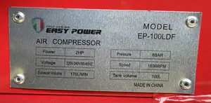 Air Compressor 100l(Easy Power)
