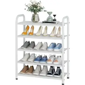 Boot Shelf, Stylish, White, Iron, Storage Shelf Shoe Rack