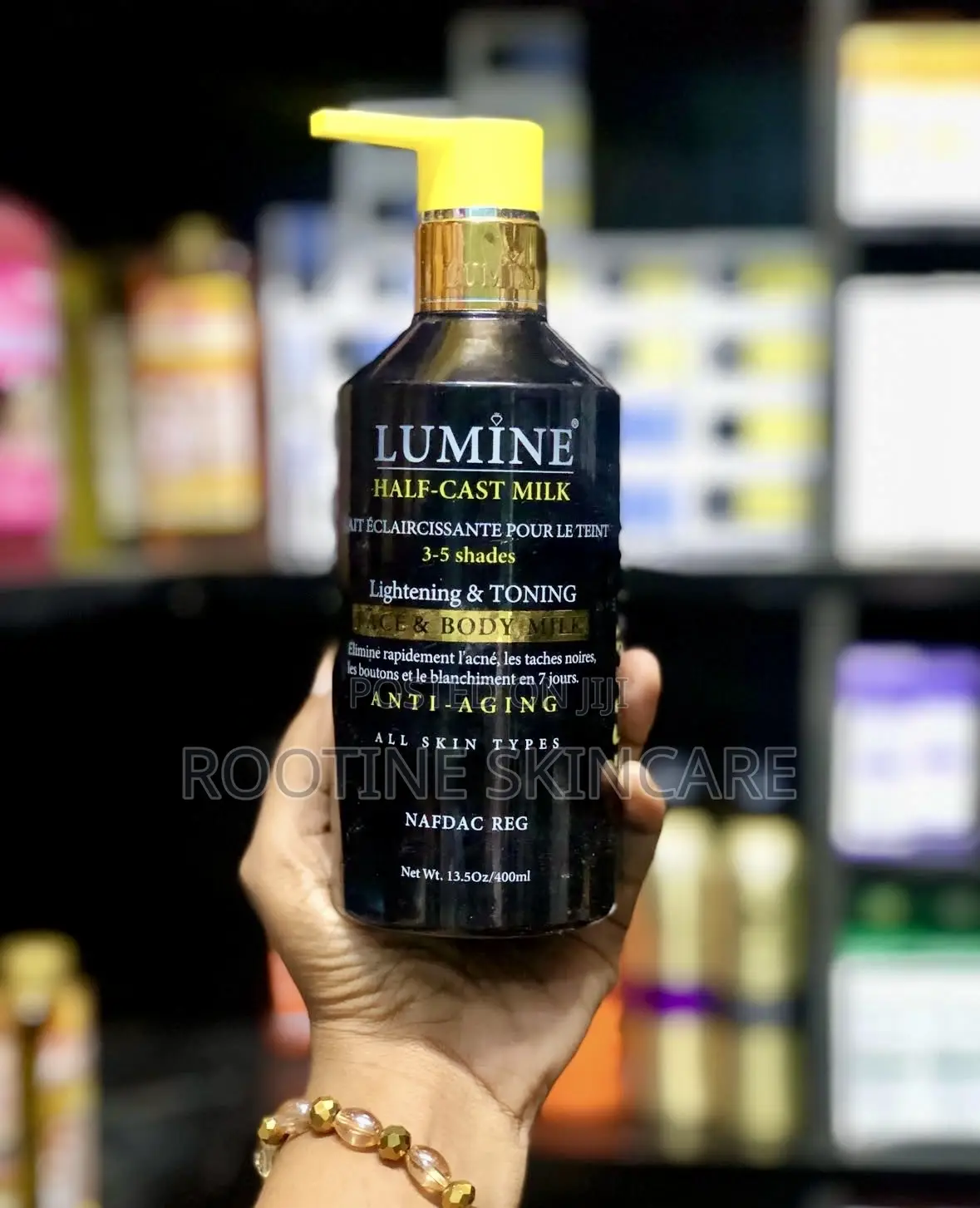 Lumine Half Cast Milk Lightening Toning Face Body Lotion