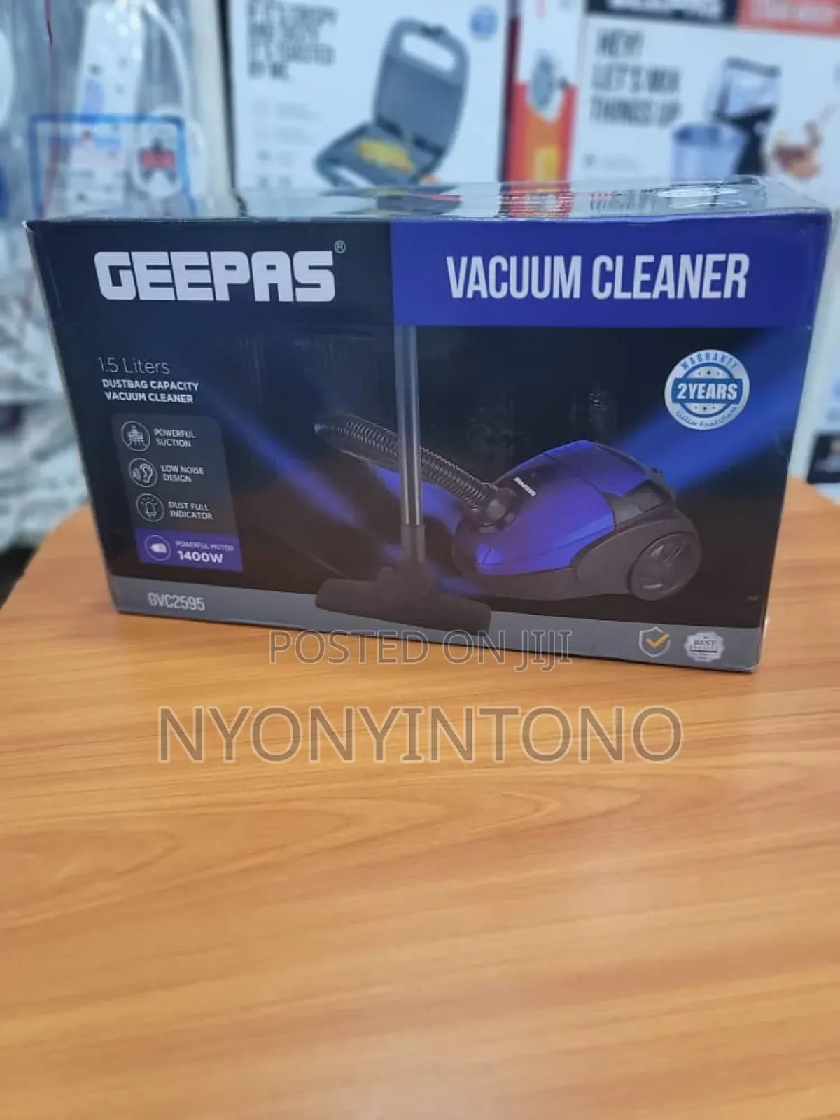 Geepas Portable Vacuum Cleaner With 2yrs Warranty