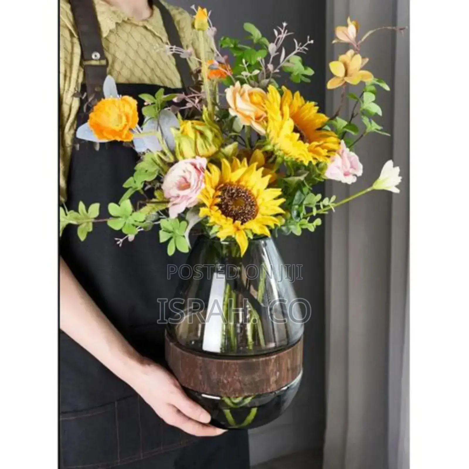 Vintage Luxury Wooden Band Water Raised Glass