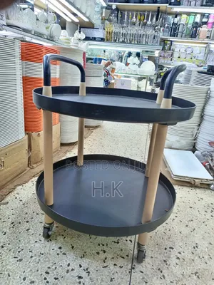 Round Rolling Cart.