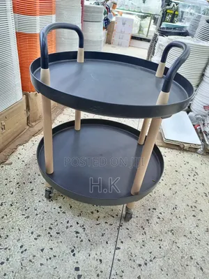 Round Rolling Cart.