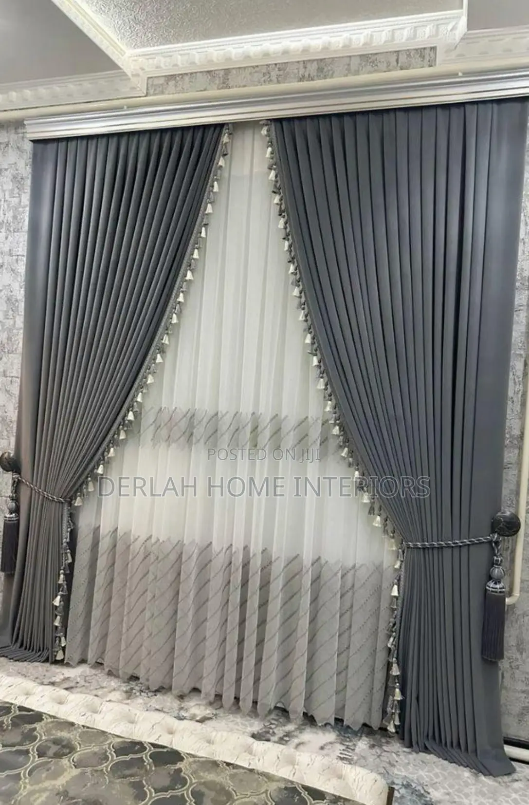 Full Set Curtain for Large Door With Net( 10ft ) 6 Meters