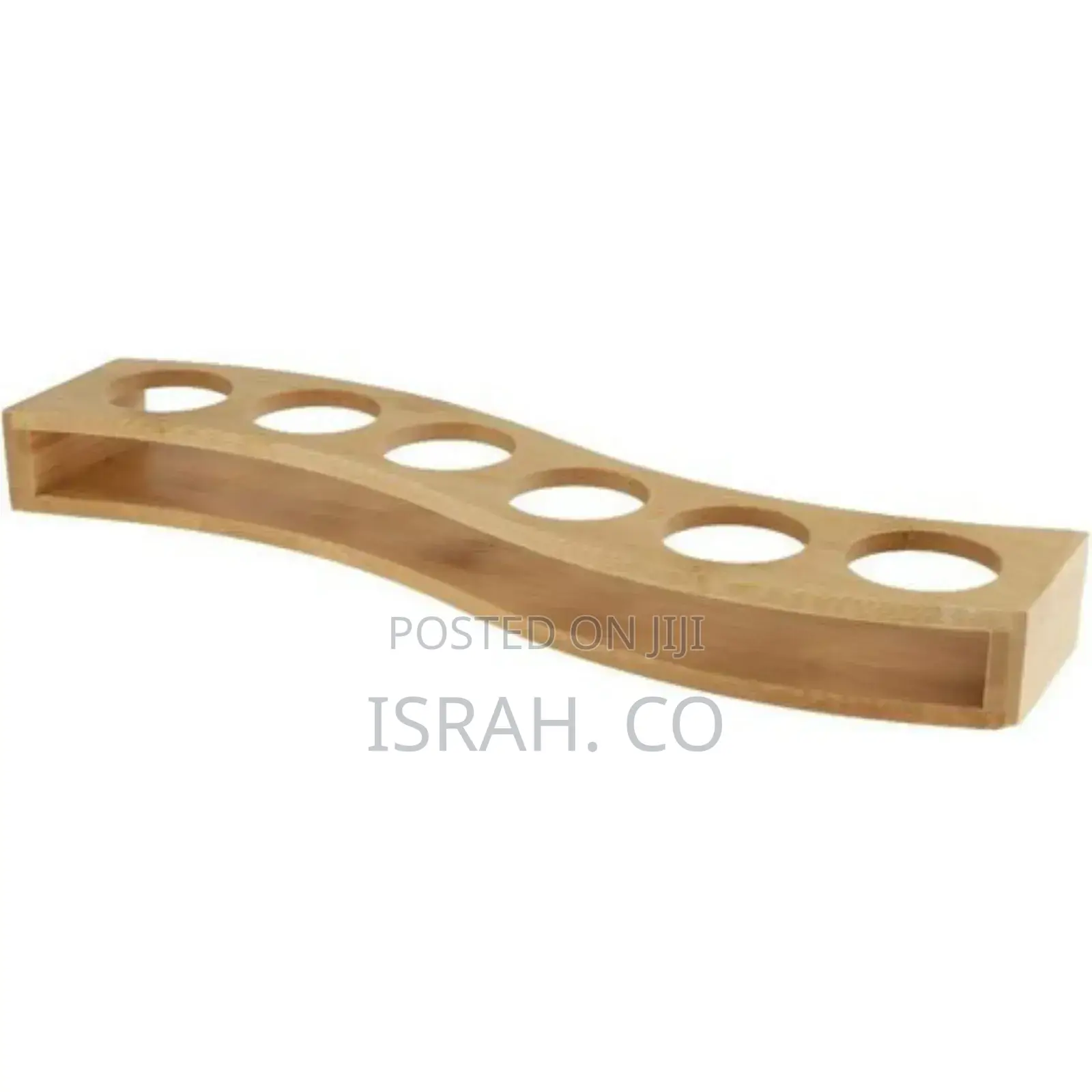 Bamboo Holder Vintage Liquor Cup Rack Shot Glass