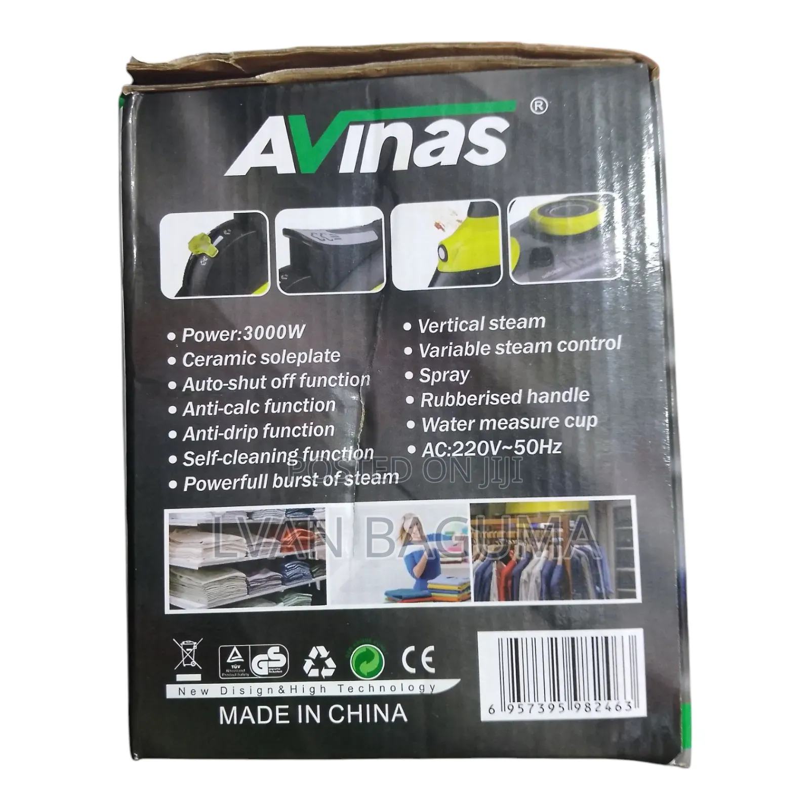Avinas Steam Iron - 3000w, 100% Satisfaction