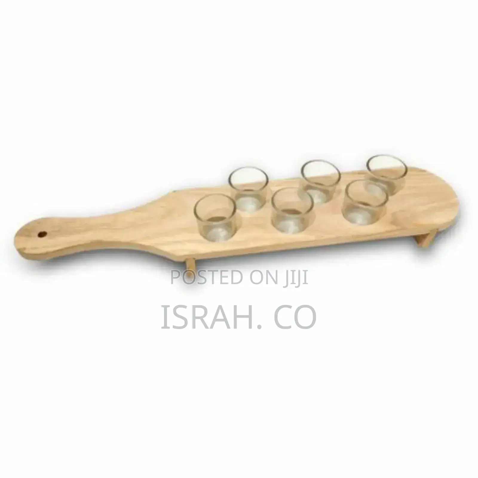 40cm Plate With 6 Glasses Shot Cups Board Holder