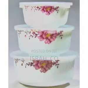 Opal 3 Piece Floral Serving Bowl Mixiing Bowl Set