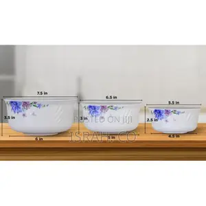 Microwave Safe, Heat and Break Resistant With Plastic Lids