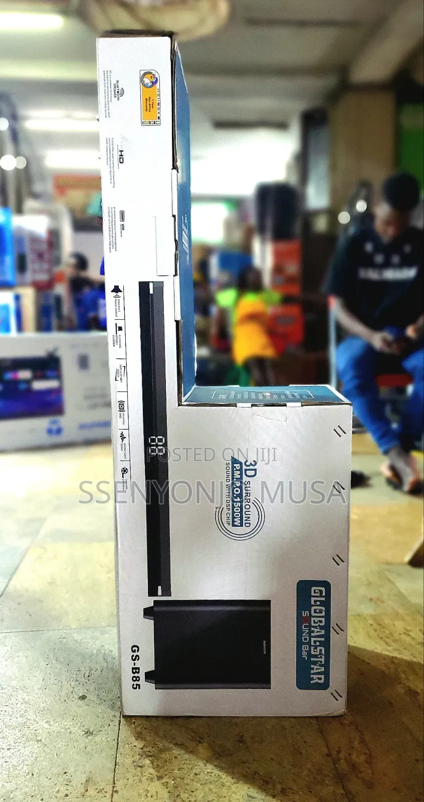 Globalstar Soundbar Gs-B85-4.1 Ch Wireless Subwoofer-150w Bt