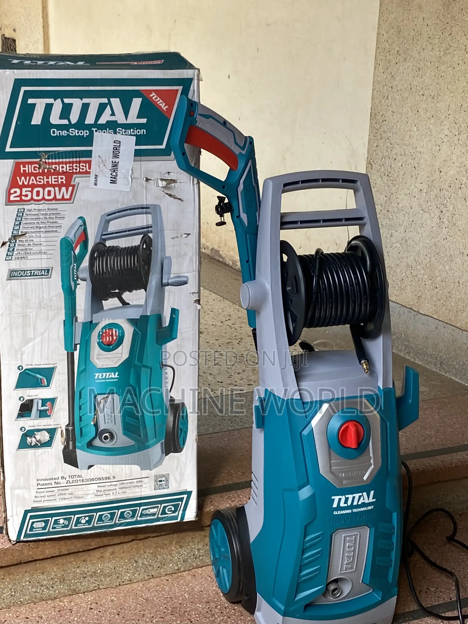 Total Hig Pressure Jet 2500watts Easy Carry