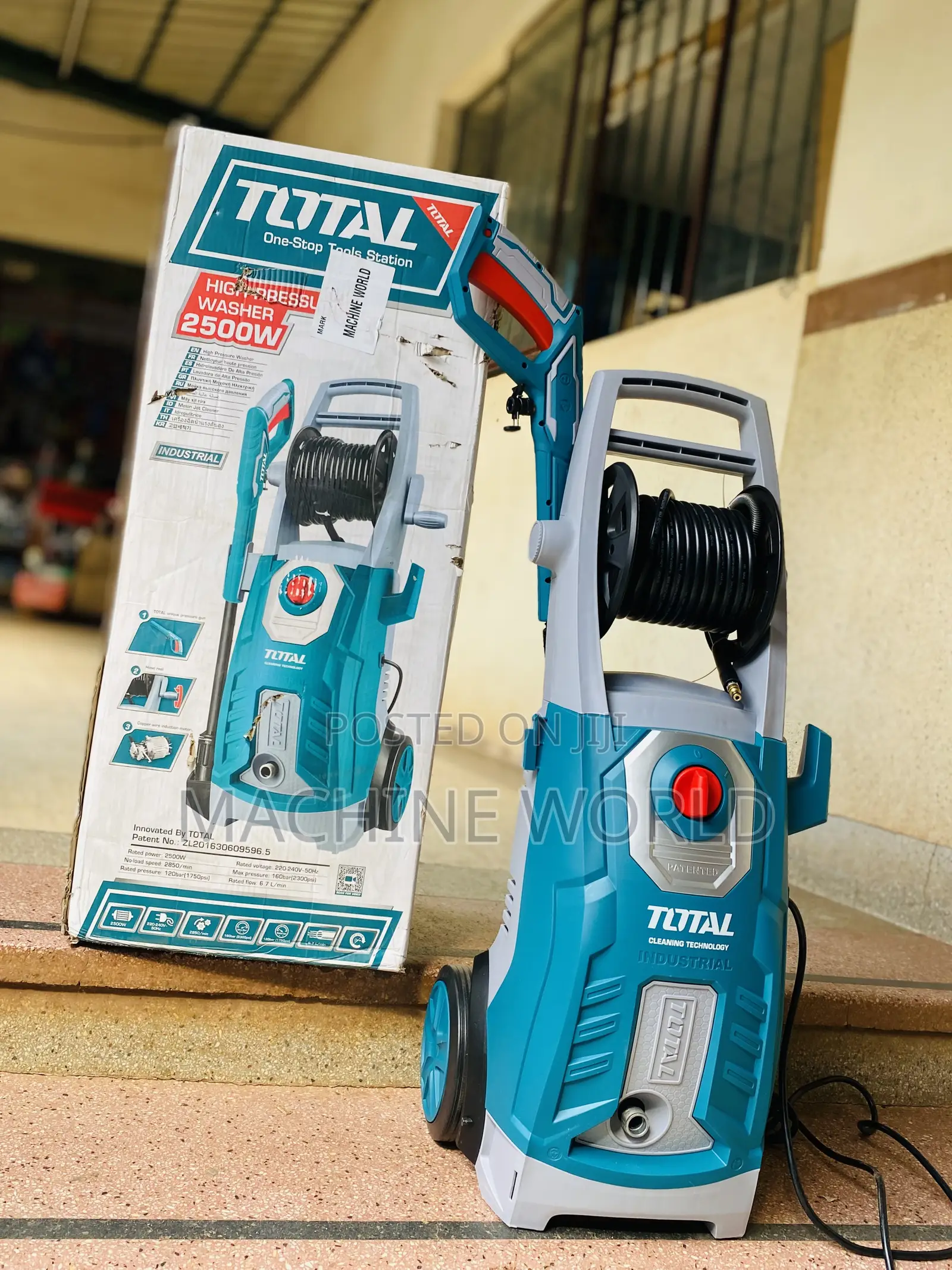 Total Hig Pressure Jet 2500watts Easy Carry