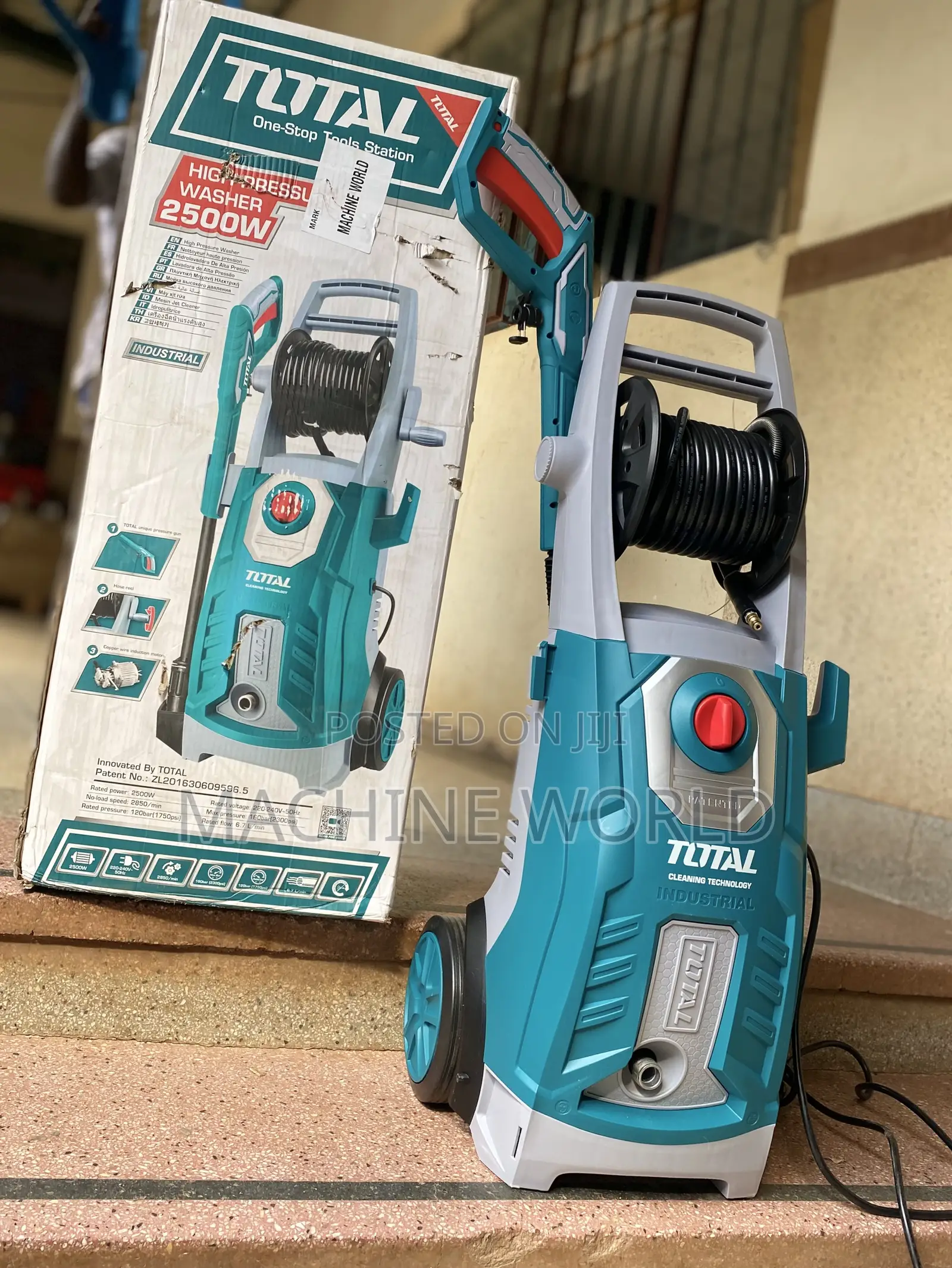 Total Hig Pressure Jet 2500watts Easy Carry
